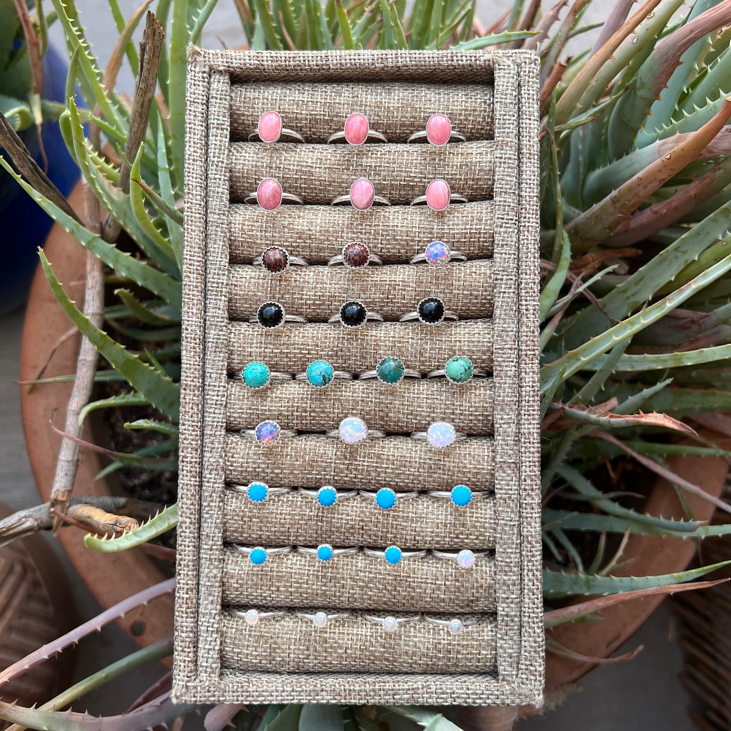 Kingman Turquoise Sterling Silver Rings