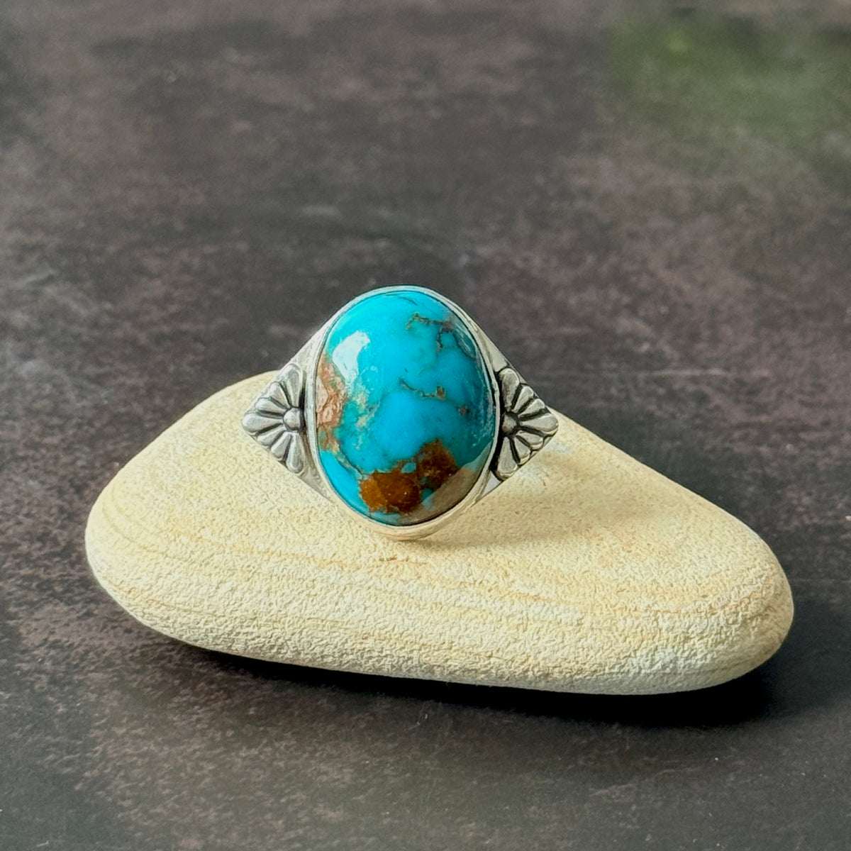 RARE Bisbee Jasper, Sterling Silver handmade ring Size 6.5
