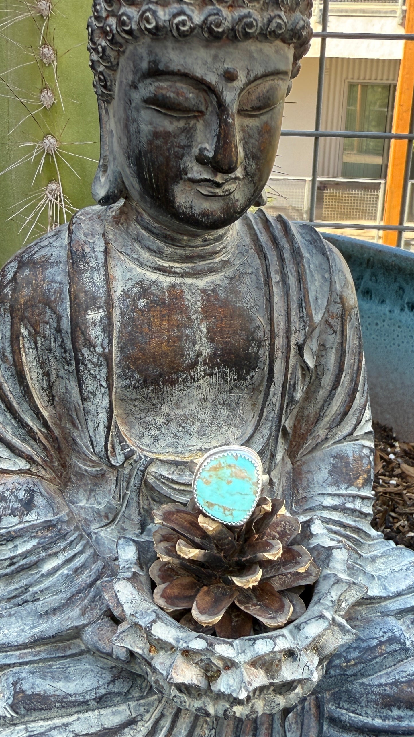 Tyrone turquoise Sterling Silver handmade rings