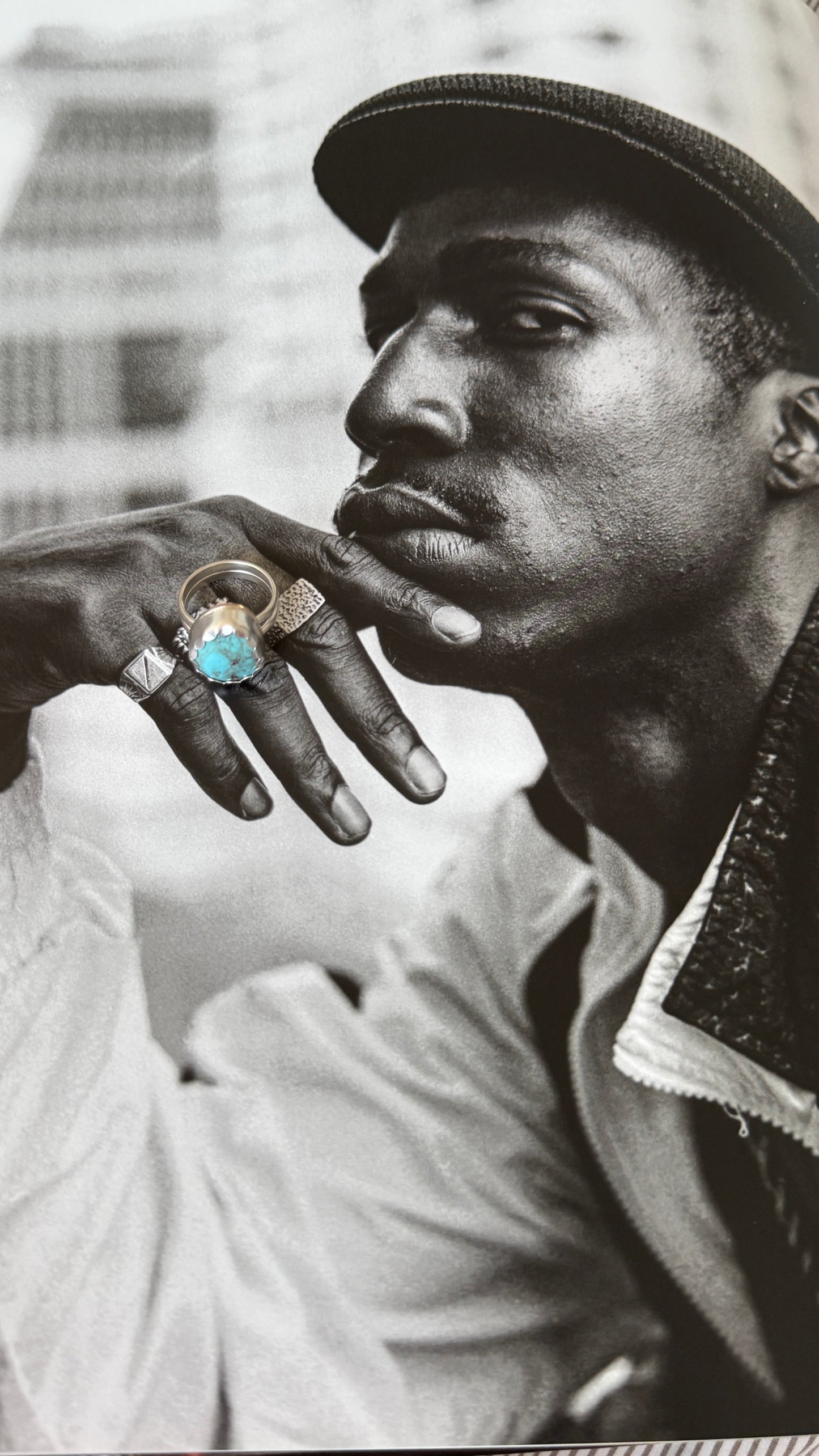 Tyrone turquoise Sterling Silver handmade rings