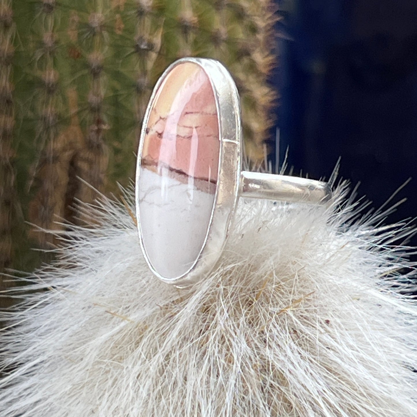 Austrailian Outback Opal Sterling Silver Ring