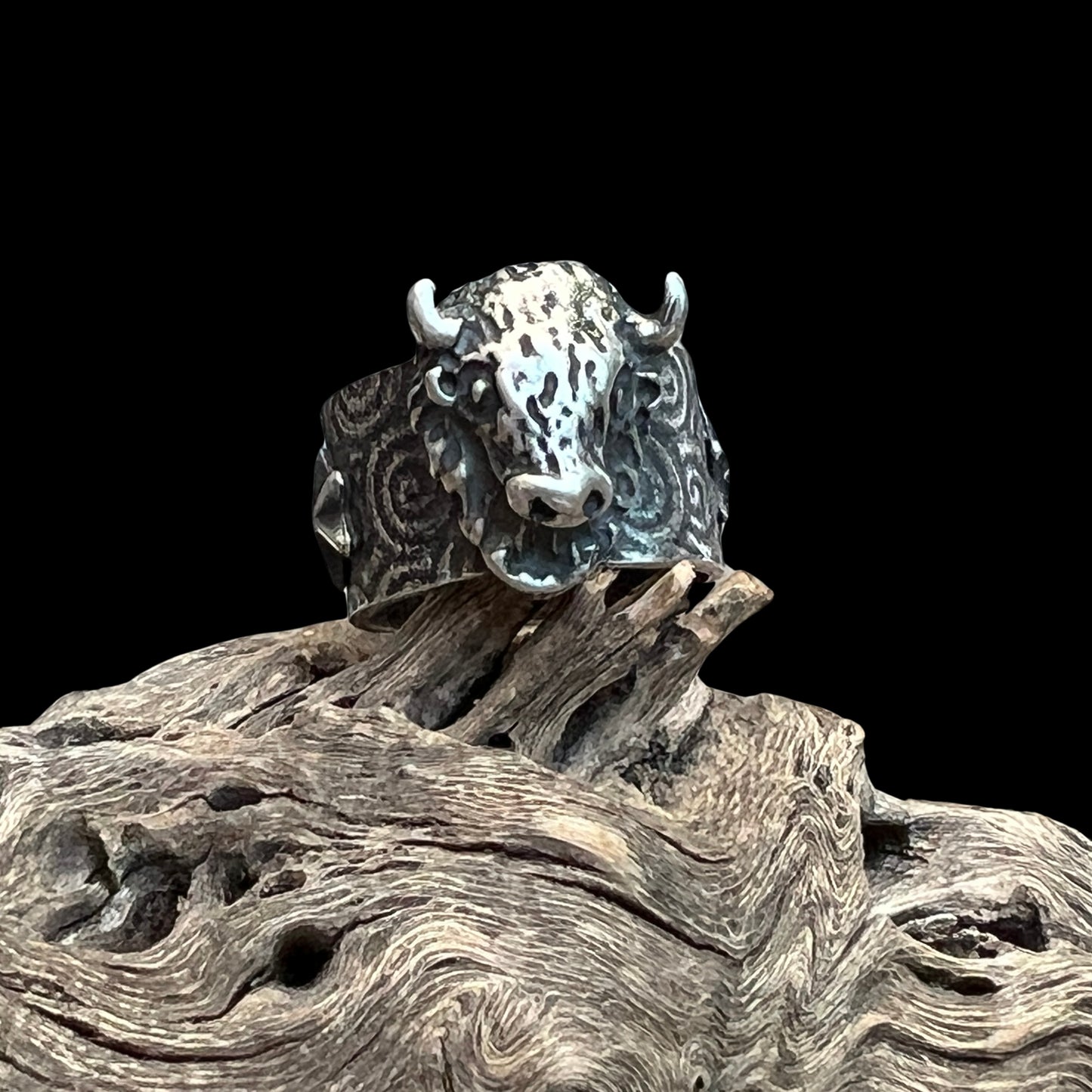 Southwest Chic: Handmade Longhorn and Bison Rings