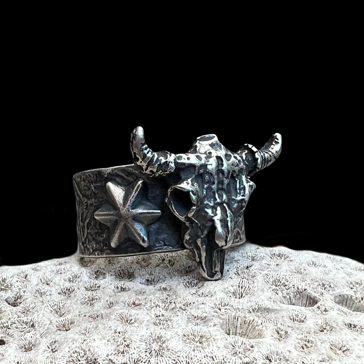 Southwest Chic: Handmade Longhorn and Bison Rings