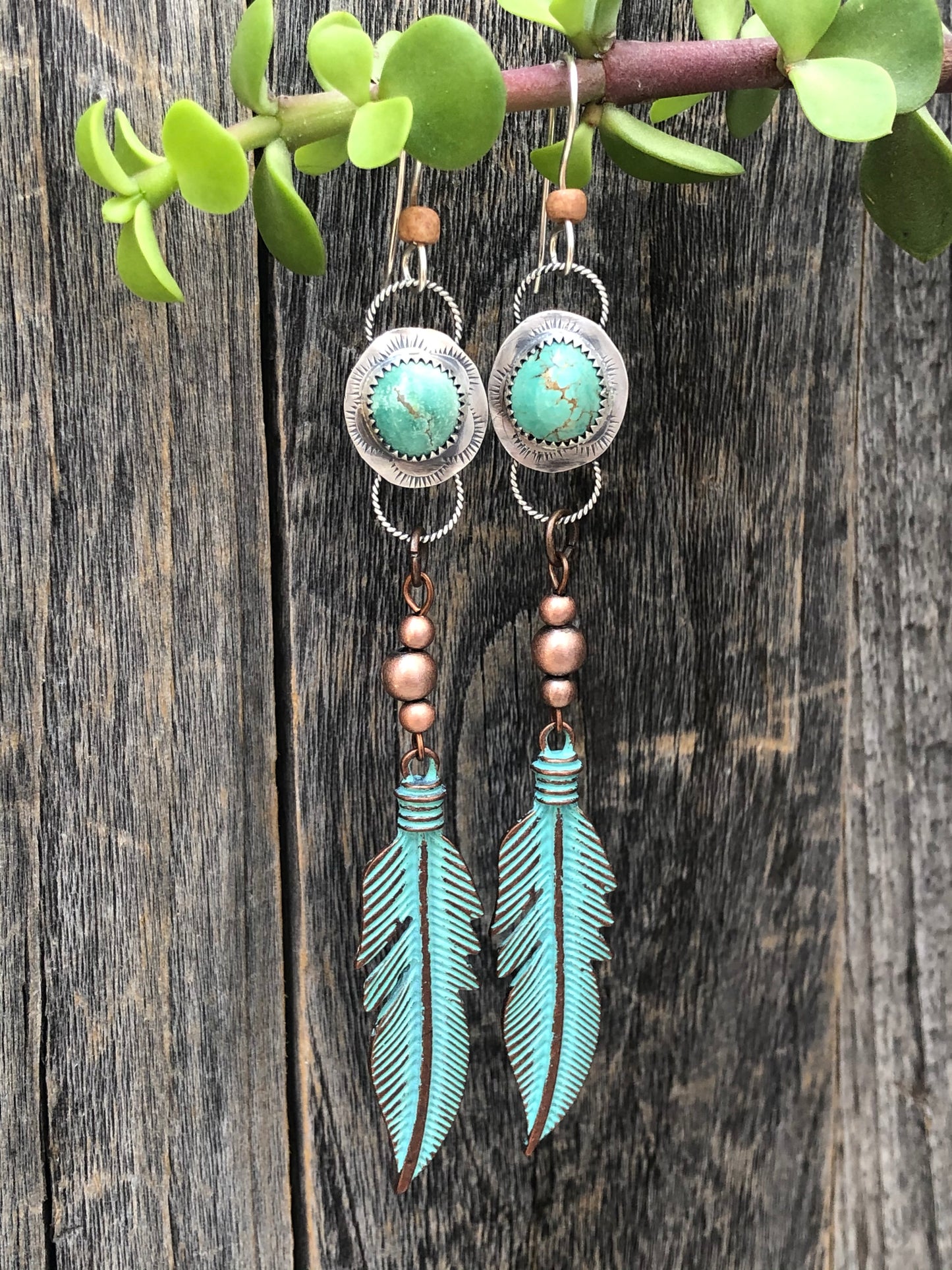 Sterling Silver Turquoise Earrings for the Free Spirit